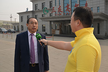 金年会（金字招牌,信誉至上）董事局主席李长云接受天津滨海电视台采访